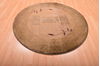 Modern Green Round Machine Made 411 X 411 Area Rug 100-76199 Thumb 1