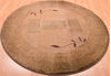 Modern Green Round Machine Made 411 X 411 Area Rug 100-76199 Thumb 0