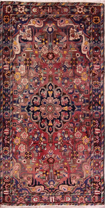 Mood Multicolor Runner Hand Knotted 35 X 67  Area Rug 155-76204 Image 0