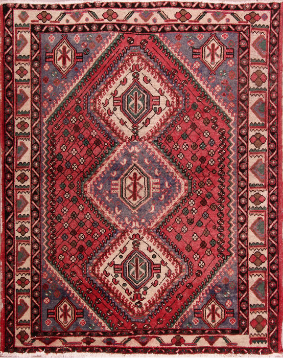 Mussel Multicolor Hand Knotted 53 X 66 Area Rug 155-76223 Image 0