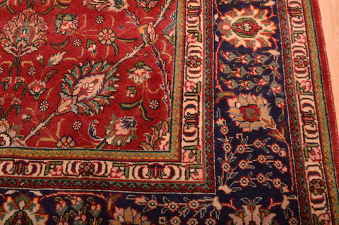 Tabriz Red Hand Knotted 911 X 1510 Area Rug 100-76244 Image 10