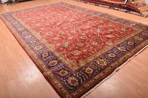 Tabriz Red Hand Knotted 911 X 1510 Area Rug 100-76244 Image 5