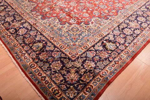 Isfahan Red Hand Knotted 911 X 153 Area Rug 100-76246 Image 15