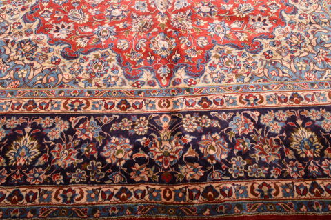 Isfahan Red Hand Knotted 911 X 153 Area Rug 100-76246 Image 16