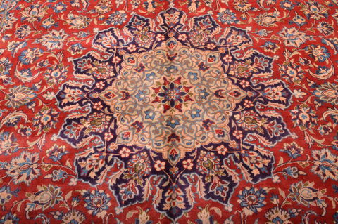 Isfahan Red Hand Knotted 911 X 153 Area Rug 100-76246 Image 18