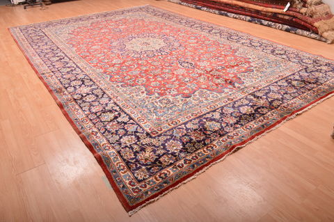 Isfahan Red Hand Knotted 911 X 153 Area Rug 100-76246 Image 5