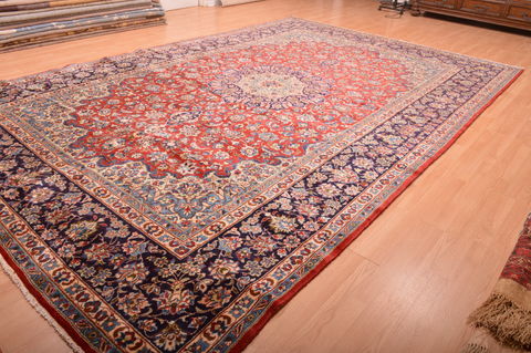 Isfahan Red Hand Knotted 911 X 153 Area Rug 100-76246 Image 6