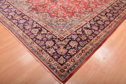 Isfahan Red Hand Knotted 911 X 153 Area Rug 100-76246 Image 7