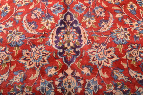 Isfahan Red Hand Knotted 911 X 153 Area Rug 100-76246 Image 9