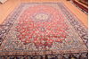 Isfahan Red Hand Knotted 911 X 153  Area Rug 100-76246 Thumb 4