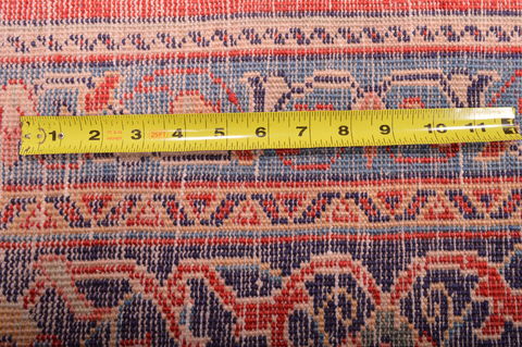 Mahal Red Hand Knotted 112 X 145 Area Rug 100-76248 Image 8