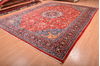Mahal Red Hand Knotted 112 X 145 Area Rug 100-76248 Thumb 11