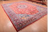 Mahal Red Hand Knotted 112 X 145 Area Rug 100-76248 Thumb 14