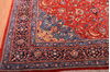 Mahal Red Hand Knotted 112 X 145 Area Rug 100-76248 Thumb 3