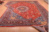 Mahal Red Hand Knotted 112 X 145 Area Rug 100-76248 Thumb 7