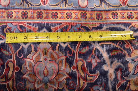 Sarouk Blue Hand Knotted 98 X 140 Area Rug 100-76250 Image 14