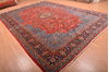 Sarouk Blue Hand Knotted 98 X 140  Area Rug 100-76250 Thumb 3