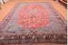 Sarouk Blue Hand Knotted 98 X 140  Area Rug 100-76250 Thumb 4