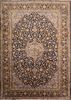 Kashan Blue Hand Knotted 103 X 146  Area Rug 100-76251 Thumb 0