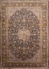 Kashan Blue Hand Knotted 103 X 146 Area Rug 100-76251 Thumb 0