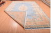Kashan Blue Hand Knotted 96 X 148  Area Rug 100-76252 Thumb 6