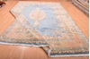 Kashan Blue Hand Knotted 96 X 148  Area Rug 100-76252 Thumb 7
