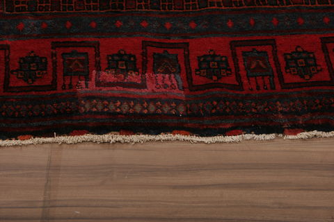 Kurdi Multicolor Runner Hand Knotted 42 X 92 Area Rug 155-76276 Image 2