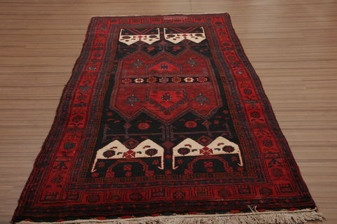 Kurdi Multicolor Runner Hand Knotted 42 X 92 Area Rug 155-76276 Image 7