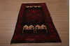 Kurdi Multicolor Runner Hand Knotted 42 X 92 Area Rug 155-76276 Thumb 1