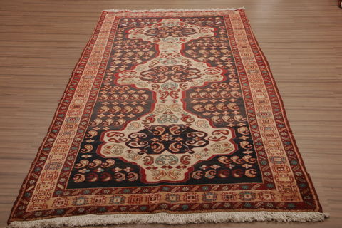 Meshkin Multicolor Runner Hand Knotted 46 X 96 Area Rug 155-76282 Image 7