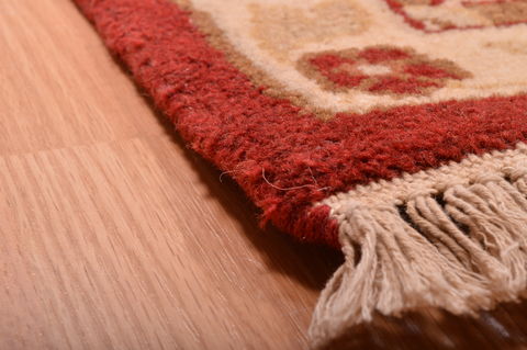 Jaipur Red Hand Knotted 103 X 149 Area Rug 100-76283 Image 12