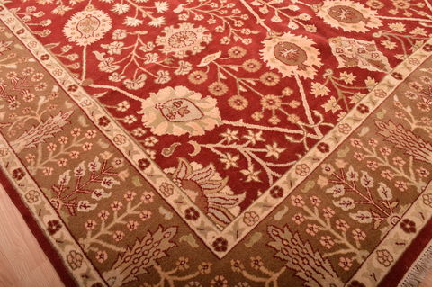 Jaipur Red Hand Knotted 103 X 149 Area Rug 100-76283 Image 13