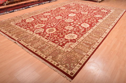 Jaipur Red Hand Knotted 103 X 149 Area Rug 100-76283 Image 2