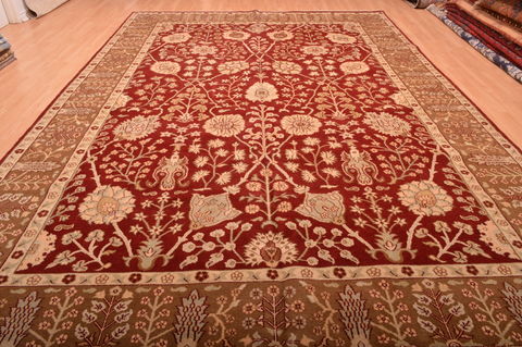 Jaipur Red Hand Knotted 103 X 149 Area Rug 100-76283 Image 4