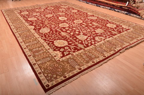 Jaipur Red Hand Knotted 103 X 149 Area Rug 100-76283 Image 5