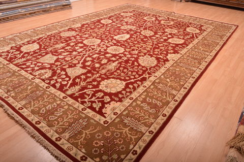 Jaipur Red Hand Knotted 103 X 149 Area Rug 100-76283 Image 6
