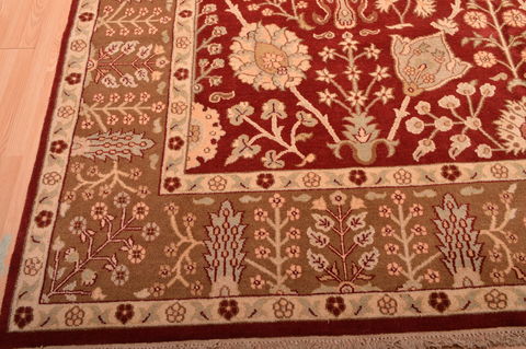 Jaipur Red Hand Knotted 103 X 149 Area Rug 100-76283 Image 9