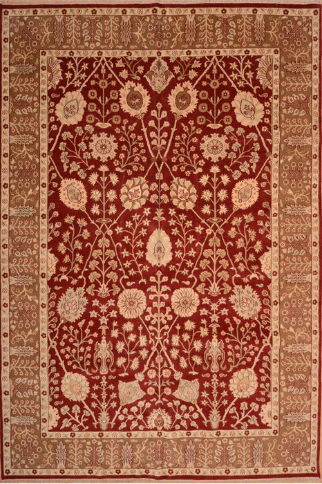 Jaipur Red Hand Knotted 103 X 149 Area Rug 100-76283 Image 0