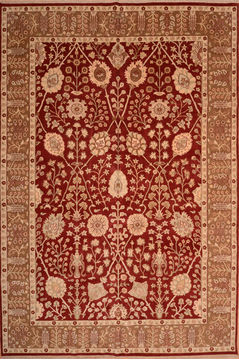 Jaipur Red Hand Knotted 10'3" X 14'9"  Area Rug 100-76283