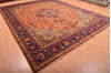 Tabriz Orange Hand Knotted 100 X 129 Area Rug 100-76286 Thumb 10