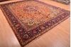 Tabriz Orange Hand Knotted 100 X 129  Area Rug 100-76286 Thumb 10