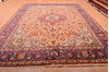 Tabriz Orange Hand Knotted 100 X 129 Area Rug 100-76286 Thumb 11