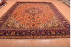 Tabriz Orange Hand Knotted 100 X 129 Area Rug 100-76286 Thumb 1