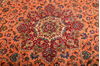 Tabriz Orange Hand Knotted 100 X 129 Area Rug 100-76286 Thumb 3