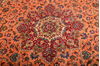 Tabriz Orange Hand Knotted 100 X 129  Area Rug 100-76286 Thumb 3