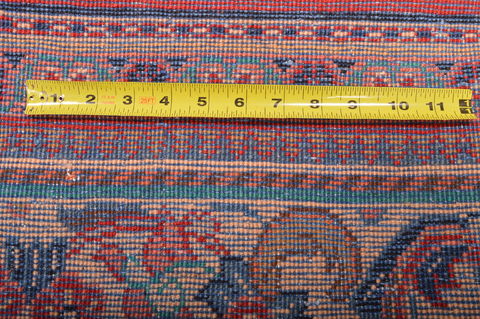 Mahal Red Hand Knotted 106 X 141 Area Rug 100-76288 Image 13