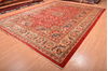 Mahal Red Hand Knotted 106 X 141  Area Rug 100-76288 Thumb 2