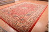 Mahal Red Hand Knotted 106 X 141  Area Rug 100-76288 Thumb 6