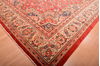 Mahal Red Hand Knotted 106 X 141  Area Rug 100-76288 Thumb 7