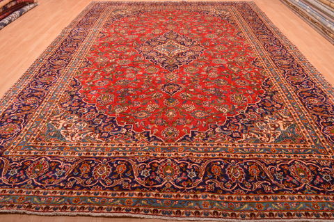 Ardakan Red Hand Knotted 910 X 144 Area Rug 100-76291 Image 1